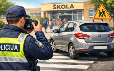 OBAVIJEST O NEPROPISNOM PARKIRANJU