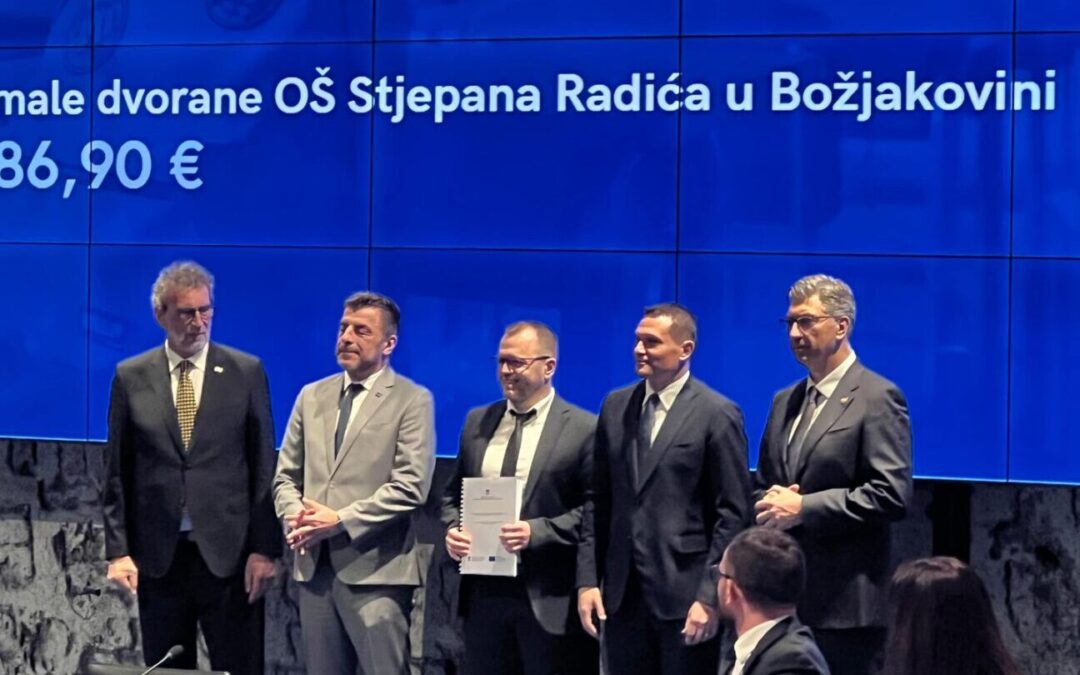 DODJELJENI UGOVORI ZA ŠKOLSKE OBJEKTE U BEDENICI I BOŽJAKOVINI