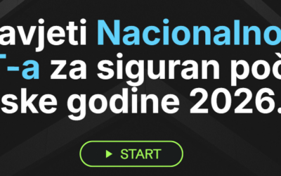 SAVJETI CERT-a ZA SIGURAN POČETAK ŠKOLSKE GODINE